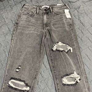 pacsun black mom jeans